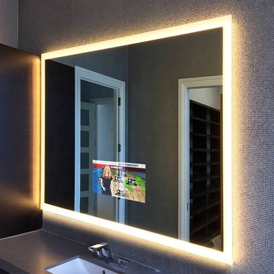 32Inch Full Length Led Bathroom Mirror With TV Convenient Customizable