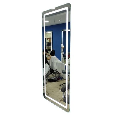 Barber Shop LED Light Wall Mirror Easy Cleaning Modern Design Fog Resistant