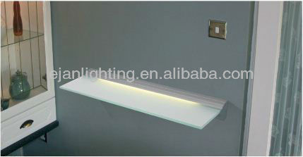 90 Ra UM ILLUMIR LED Glass Shelf Light with Rocker Switch and Modern Aluminum Profile