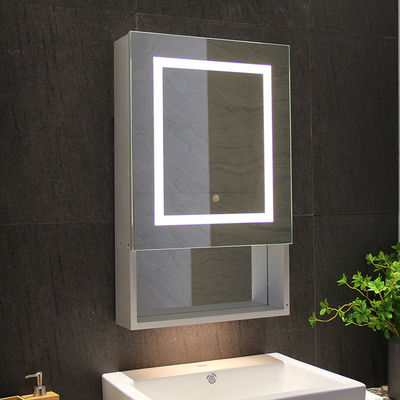 Grey Aluminium Wall Mounted Vanity with Modern Design Style and DTC Soft Close Accessories