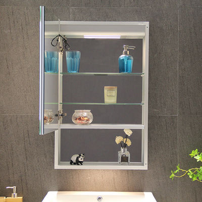 Grey Aluminium Wall Mounted Vanity with Modern Design Style and DTC Soft Close Accessories