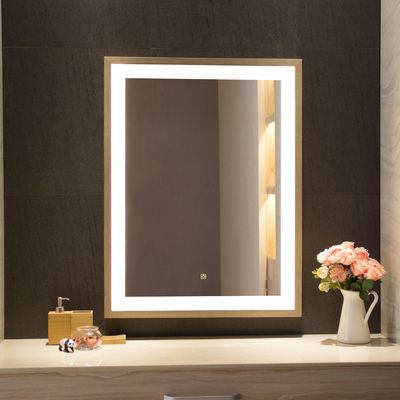 Wall Mounted Framed LED Mirror with Touch Switch and High Output Lighting Source