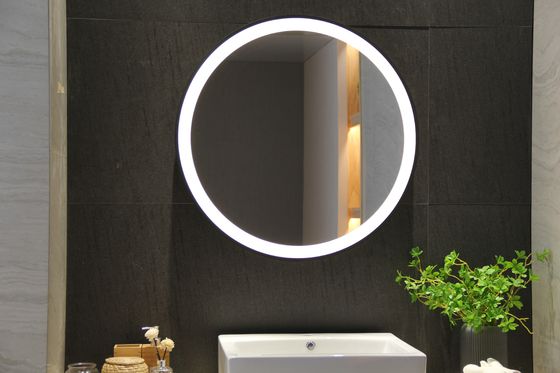 Golden Metal Framed Makeup Mirror for Home Hanging Decorative in Fitness Gym Center