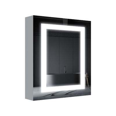 Modern Style Wall Mount Backlit Lighted LED Bathroom Vanity Mirrored Medicine Cabinet