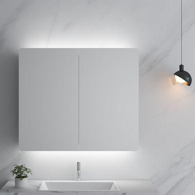 Bathroom Mirrored Cabinet with Drawers and LED Light The Perfect Storage Solution