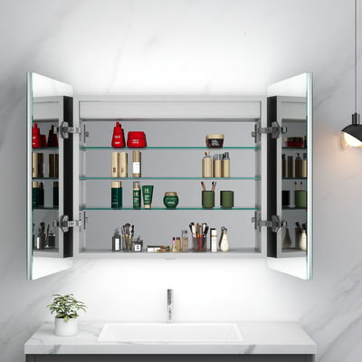 Bathroom Mirrored Cabinet with Drawers and LED Light The Perfect Storage Solution