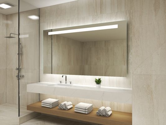 Bathroom Wall Mounted LED Make Up Mirror with High Output SMD LEDs and Modern Design Style