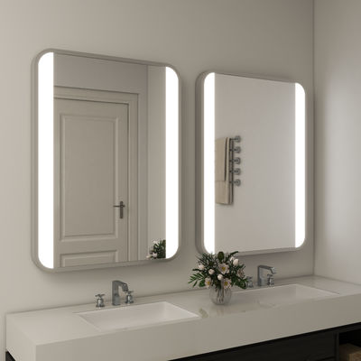 Oval Shape Modern Bathroom LED Mirror with Bluetooth Music Speaker and Smart Light
