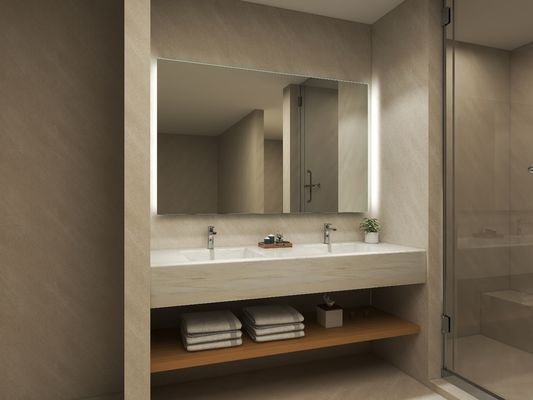 Oval Shape Modern Bathroom LED Mirror with Bluetooth Music Speaker and Smart Light