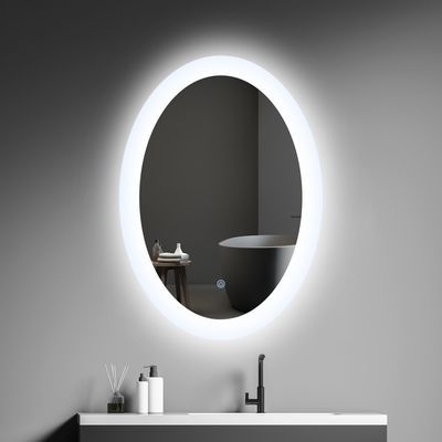 LED Digital Clock Bathroom Mirror LED Shatter Resistant Personalized Aesthetic