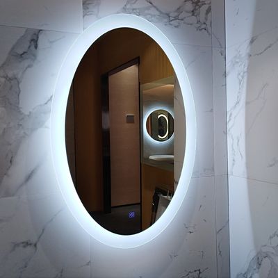 LED Digital Clock Bathroom Mirror LED Shatter Resistant Personalized Aesthetic