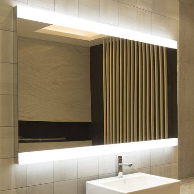 Customized Decorative Led Bathroom Mirror Light With Music Speaker and Rectangle Shape