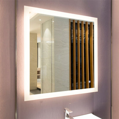Frameless Led Bathroom Mirror With Lights Stable Operation Illuminated Vanity Mirrors