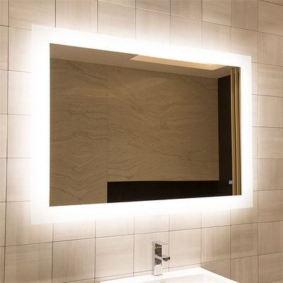 Frameless Led Bathroom Mirror With Lights Stable Operation Illuminated Vanity Mirrors