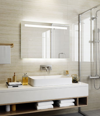 Dot Shape Touch Led Bathroom Mirror Explosion Proof Smart Touch Led Mirror