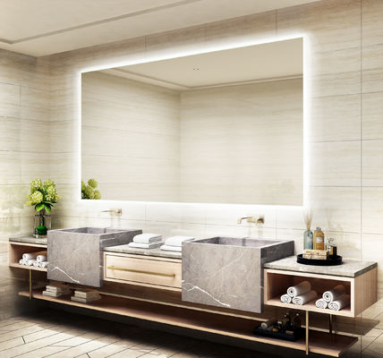Touch Sensor Smart Led Bathroom Mirror Erosion Resistant Power Saving