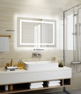 Hotel Lighted Magnifying Makeup Mirror With Bluetooth And Dimmable Light