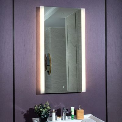 Adjustable LED Touch Bathroom Mirror Beveled Edge Touch Light Vanity Mirror