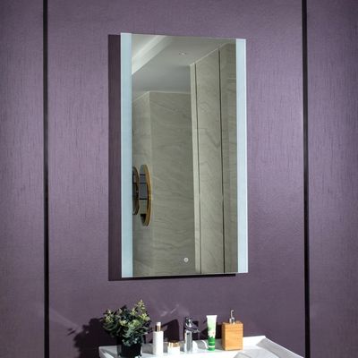 Adjustable LED Touch Bathroom Mirror Beveled Edge Touch Light Vanity Mirror