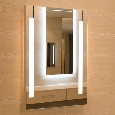 Modern Design Bathroom Mirror With Bluetooth LED Lighting Bluetooth Illuminated Mirror
