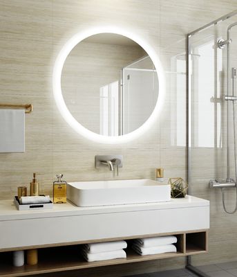 Smart Touchable Screen Wall Mounted Illuminated Mirror Modern Stylish