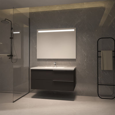 Intuitive Touch Large Led Bathroom Mirror Moisture Proof For Hotels
