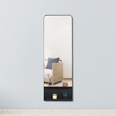 Portable Wall Mounted Lighted Makeup Mirror Modern For Bathroom