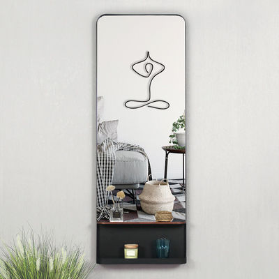 Portable Wall Mounted Lighted Makeup Mirror Modern For Bathroom