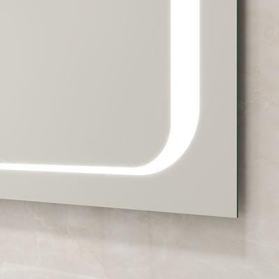 Compact Wall Mounted Lighted Makeup Mirror Customized High Visibility