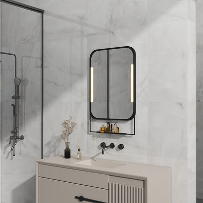 Fog Resistant Custom Bathroom Mirrors Dimmable Lighting Vanity Mirror With Led Lights
