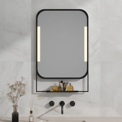 Fog Resistant Custom Bathroom Mirrors Dimmable Lighting Vanity Mirror With Led Lights
