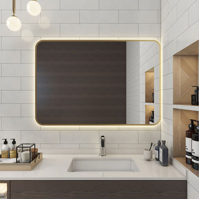 Damp Proof Led Lighted Mirror High Visibility Smart With Touch Control