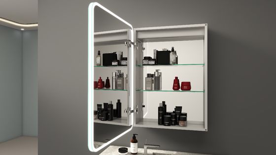 Moisture Proof Led Medicine Cabinet High Brightness Bathroom Cabinet With Light