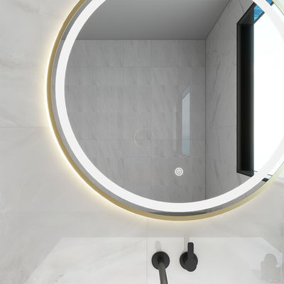 Swiveling Design Reversible Vanity Mirror With Lights For Home And Hotel
