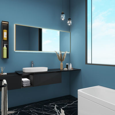 High Tech Touch Custom Bathroom Vanity Mirrors High Versatility Shatter Resistant