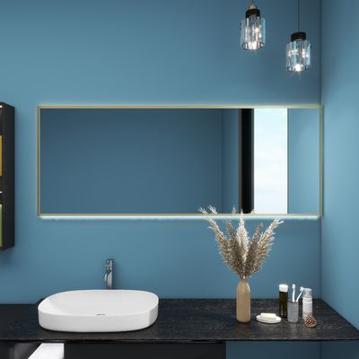 High Tech Touch Custom Bathroom Vanity Mirrors High Versatility Shatter Resistant