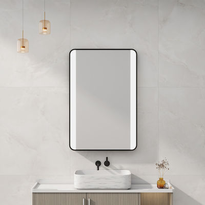 Graceful Shape Illuminated Bathroom Mirrors With Color Changing Lights For Home And Hotel