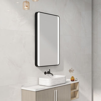 Graceful Shape Illuminated Bathroom Mirrors With Color Changing Lights For Home And Hotel