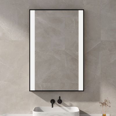 Unadorned Style Modern Bathroom Mirror With Lights For Home And Hotel