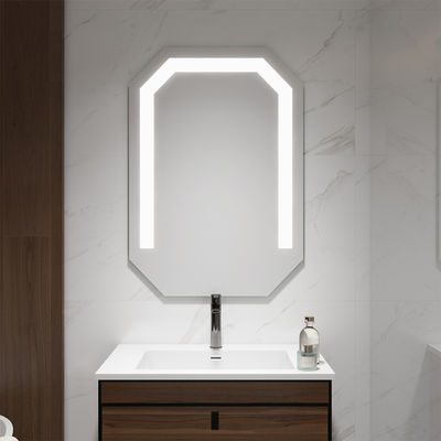 Irregular Shaped LED Bathroom Mirror Light Customizable Design for Hotel and home