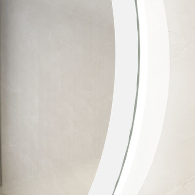 Custom Sandblasted LED Mirror Light Adjustable Color Temperature for Hotel and Home