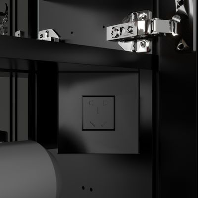Smart Mirror Cabinet with Motion Sensor Switch Adjustable Color Temperature and Built-in Power Socket for hotel