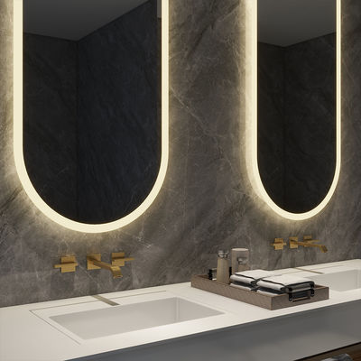 Modern LED Bathroom Mirror Light with Customizable Length and Color For Hotel Or Home