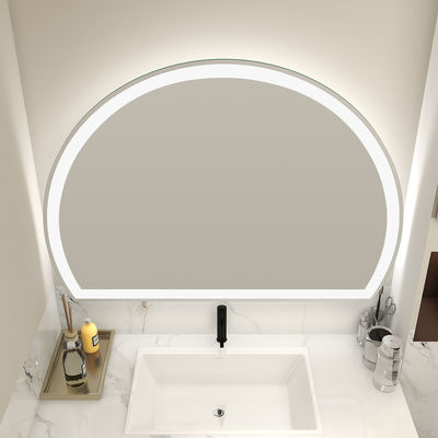Custom Frameless LED Bathroom Mirror Light with Dimmable Touch Control and Anti Fog Function for Hotels and  Homes