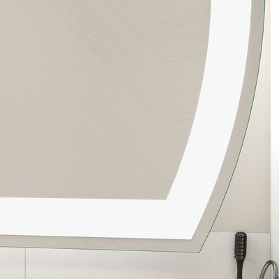 Custom Frameless LED Bathroom Mirror Light with Dimmable Touch Control and Anti Fog Function for Hotels and  Homes
