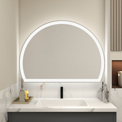 Custom Frameless LED Bathroom Mirror Light with Dimmable Touch Control and Anti Fog Function for Hotels and  Homes