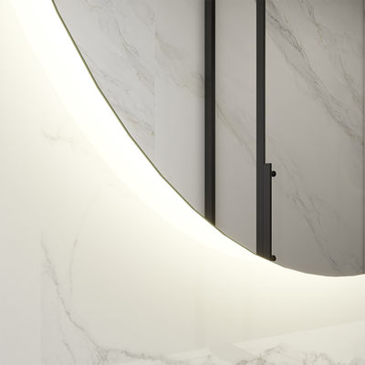 Frameless LED Vanity Mirror Lighting for Bathroom Walls with Anti Fog Technology and High Lumen Output for Clear Reflection