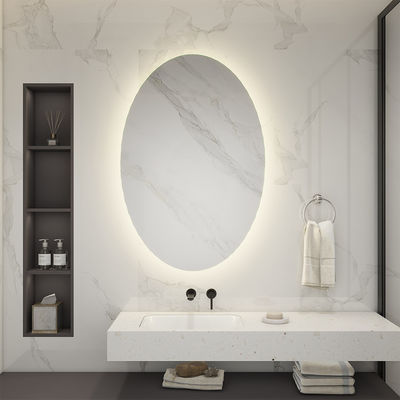Frameless LED Vanity Mirror Lighting for Bathroom Walls with Anti Fog Technology and High Lumen Output for Clear Reflection