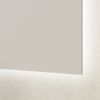 Frameless LED Vanity Mirror Light with Adjustable Color Temperature and IP44 Waterproof Protection for Bathroom Installations