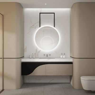 Frameless LED Mirror Light with Minimalist Look and Energy Efficient Bright LED Output for Home and Hospitality Use